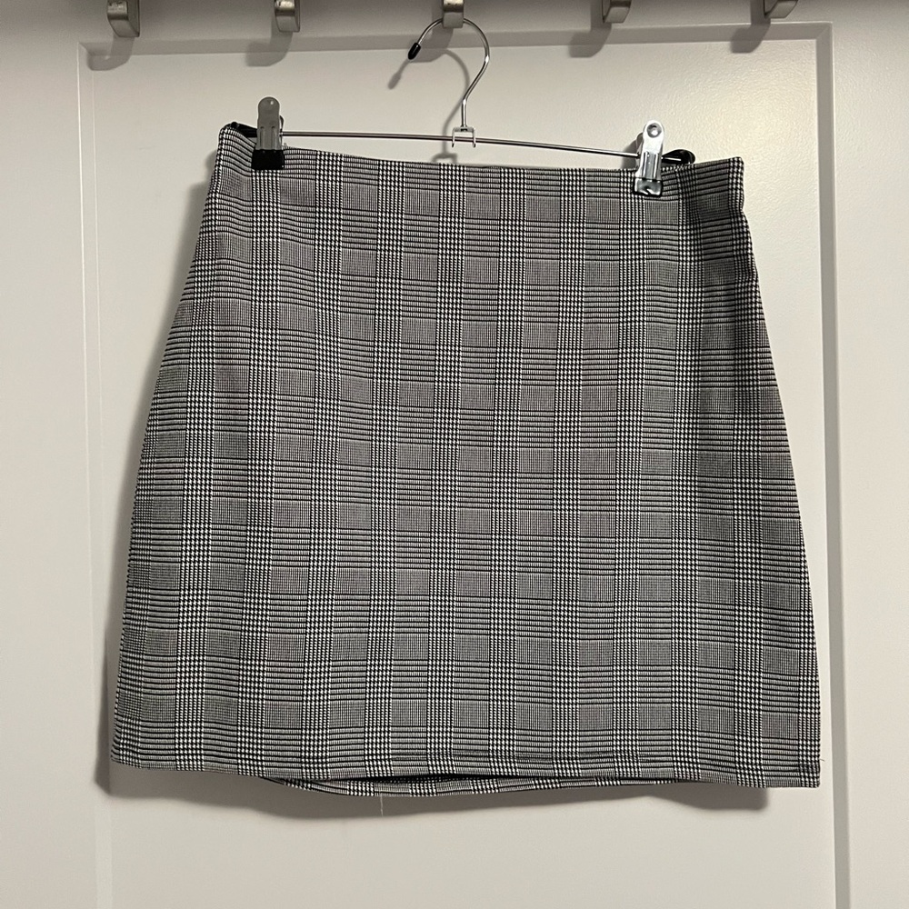 NWOT From Rachel Mini Skirt | Grey | Size L | Made in Canada
